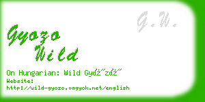 gyozo wild business card